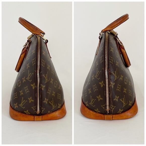 LOUIS VUITTON Vintage Alma PM Leather Handbag Satchel - Picture 11 of 15